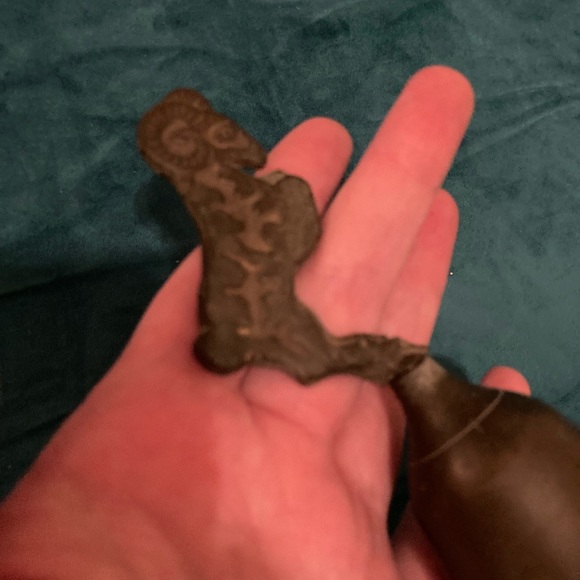 Vintage Metal Bell With Ram Top Detail - Picture 6 of 13